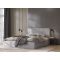 Кровать Альба 160х200, серый велюр