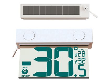 Термометр цифровой RST 01377 с солнечной батареей, оконный
