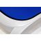 Шезлонг Nardi Alfa с подлокотниками, бело-синий
